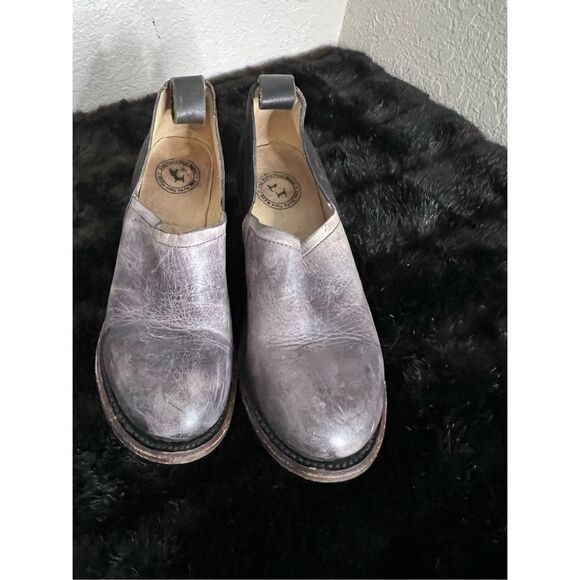 Anthropologie gee Wawa silver black booties boots 7 - Picture 2 of 5